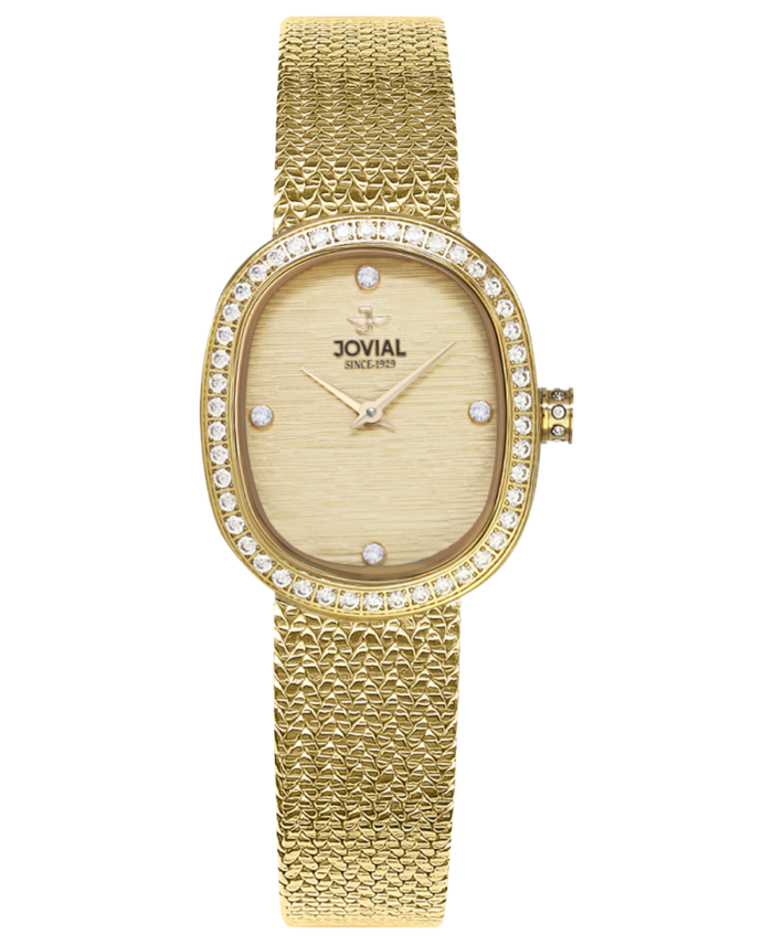 Jovial Guld Klocka 1532 LGMQ 07 E - 26,5 x 31,5 MM