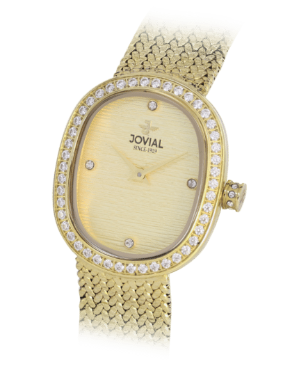 Jovial Guld Klocka 1532 LGMQ 07 E - 26,5 x 31,5 MM