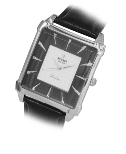 Jovial Svart Klocka 1536 GSLQ 11 E 36 x 49 MM