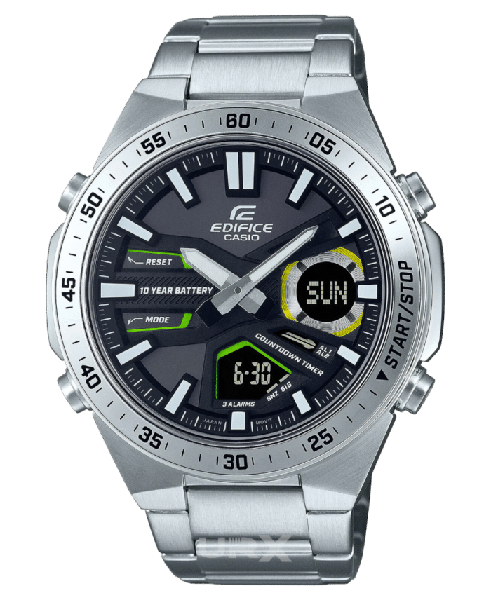 CASIO Edifice EFV-C110D-1A3VEF - Svart analog-digital-mix herrklocka