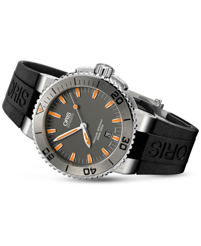 Oris Diving Grå/Gummi 43 mm