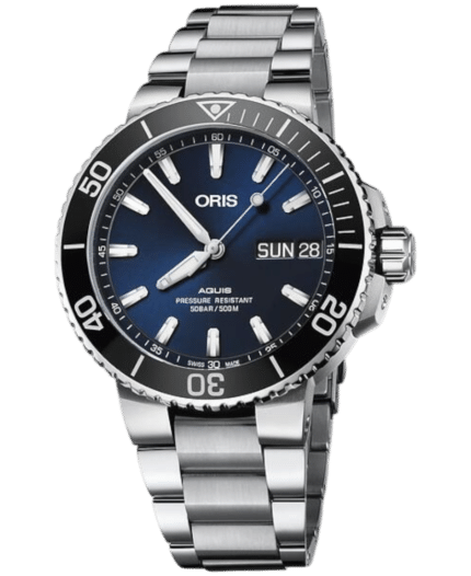 AQUIS DATE BLUE 43,5 mm 01-733-7730-4135-07-8-24-05PEB