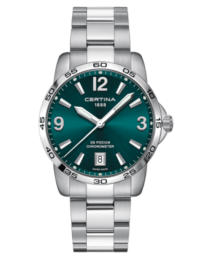 Certina Ds Podium Grön/Stål 40 mm