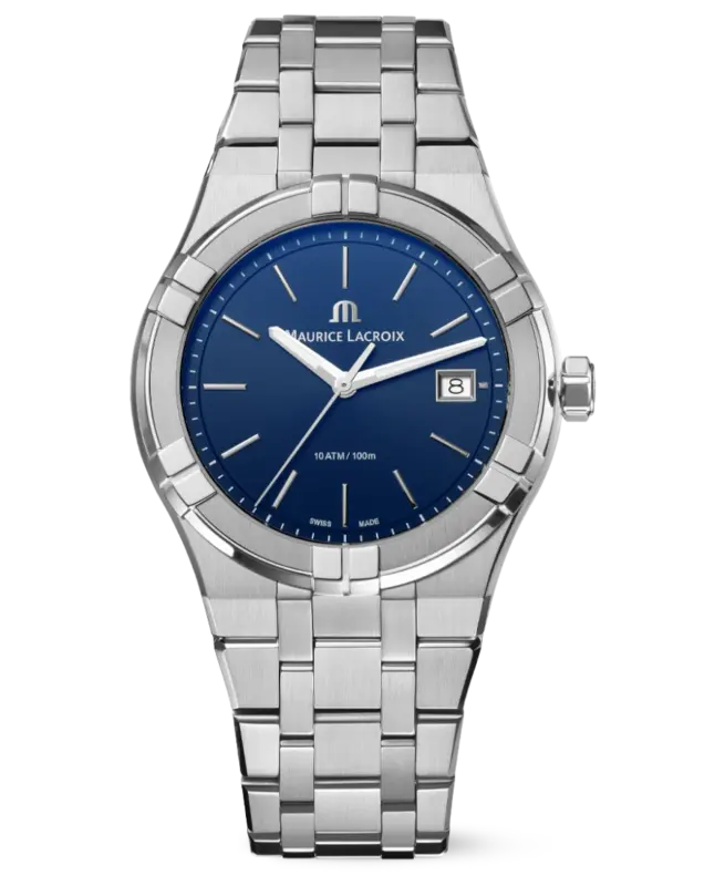 Maurice Lacroix Aikon Blå/Stål 40 mm AI1108-SS002-430-1