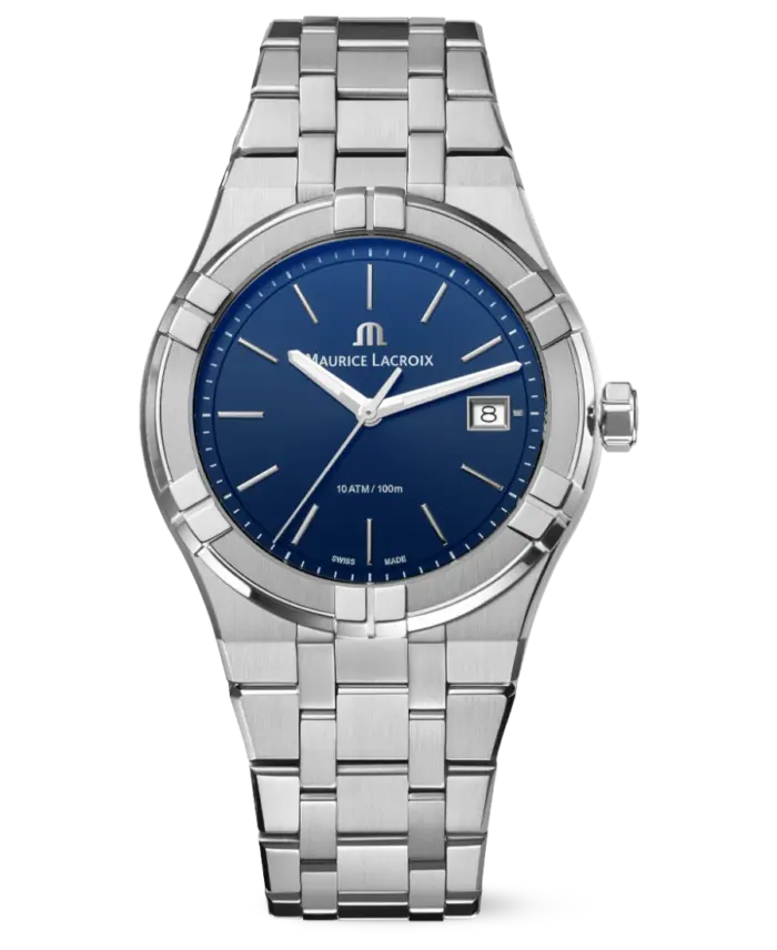 Maurice Lacroix Aikon Blå/Stål 40 mm AI1108-SS002-430-1