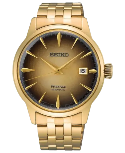 Seiko Presage Automatiskt Brun/Gulguldtonat stål 40.5 mm SRPK48J1